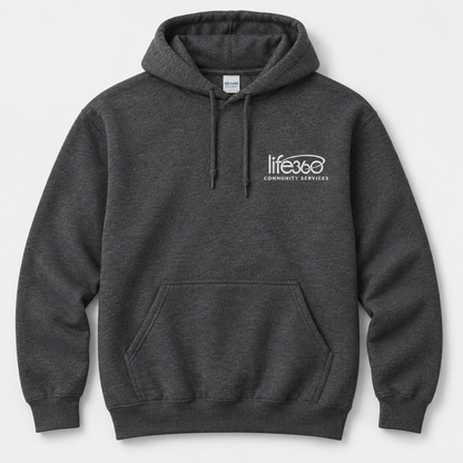 Life360 Gildan 18500 (left chest embroidered) (new)