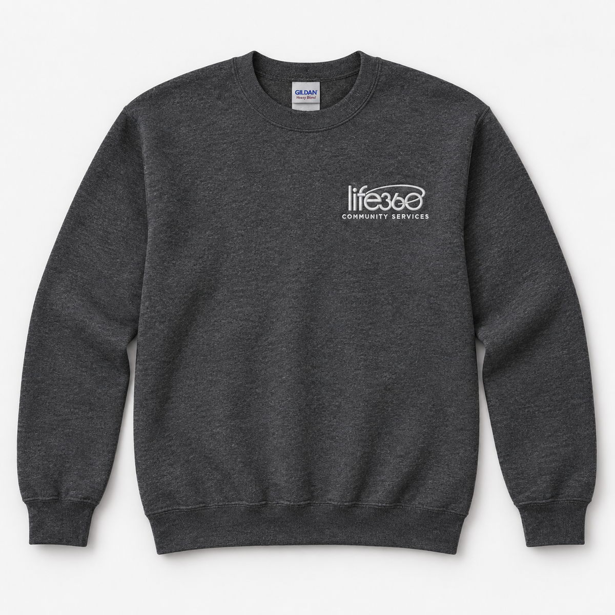 Life360 Gildan 18000 (left chest embroidered) (new)