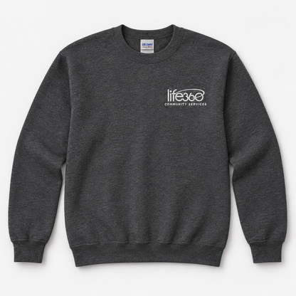 Life360 Gildan 18000 (left chest embroidered) (new)