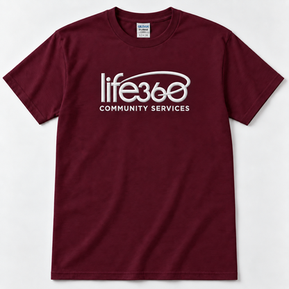 Life360 Full Front Gildan 8000