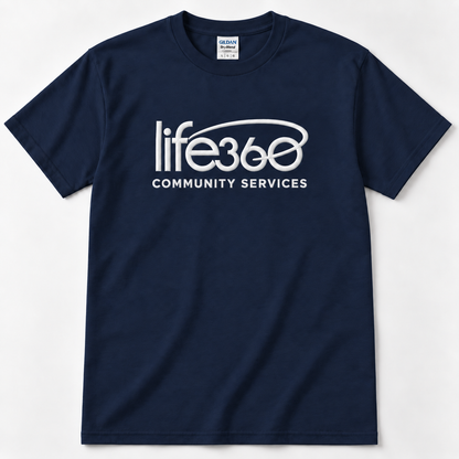 Life360 Full Front Gildan 8000