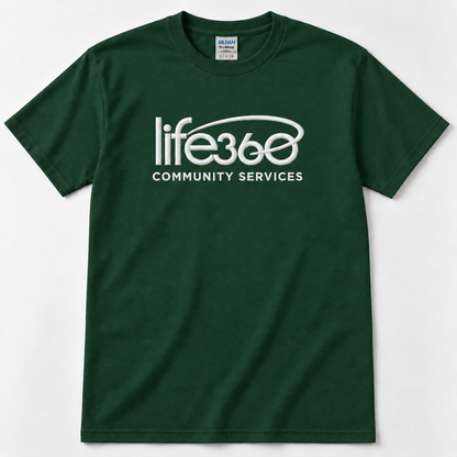 Life360 Full Front Gildan 8000