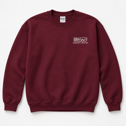 Life360 Gildan 18000 (left chest embroidered) (new)