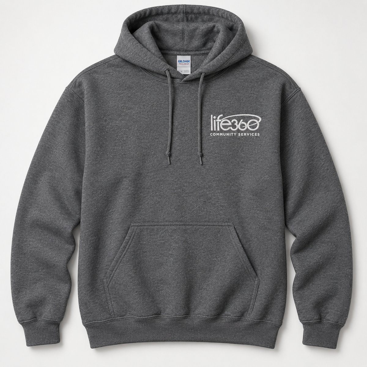 Life360 Gildan 18500 (left chest embroidered) (new)