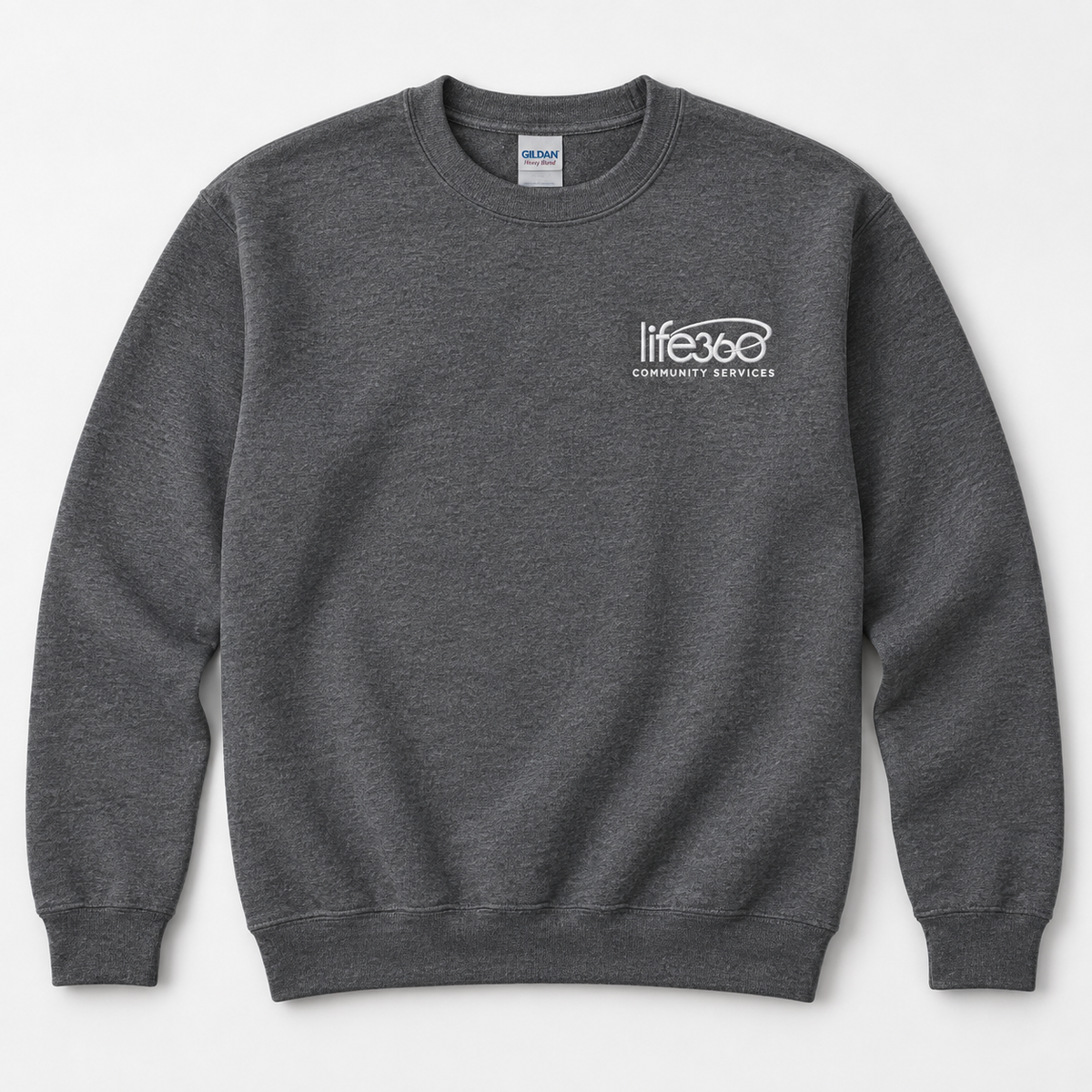 Life360 Gildan 18000 (left chest embroidered) (new)