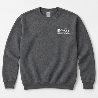 Life360 Gildan 18000 (left chest embroidered) (new)