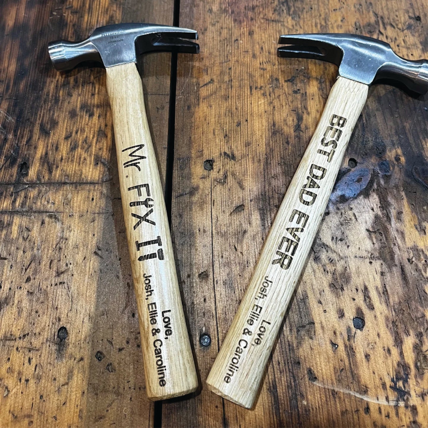 Custom Engraved Personalized Hammer Fathers Day, Christmas Gift, Gifts for Him, Anniversary Birthday Gift