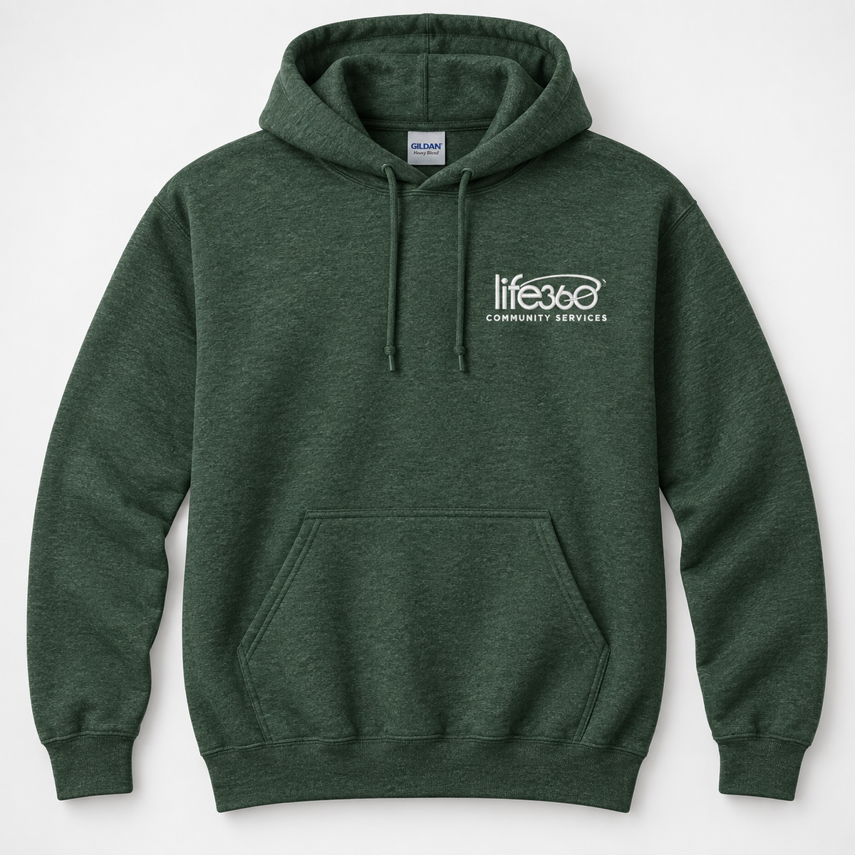 Life360 Gildan 18500 (left chest embroidered) (new)