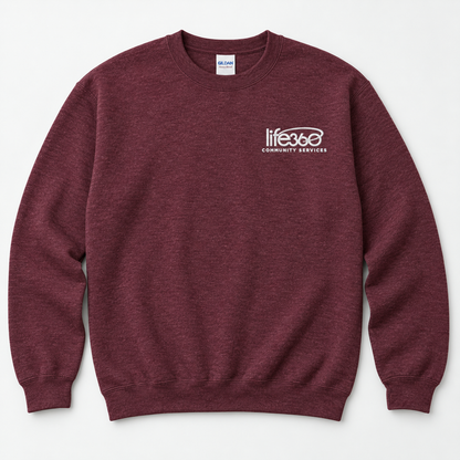 Life360 Gildan 18000 (left chest embroidered) (new)