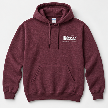 Life360 Gildan 18500 (left chest embroidered) (new)