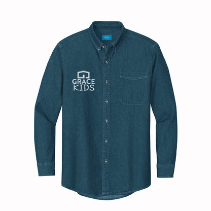 Grace Kids - Men's Button Up Shirt (2 color options)
