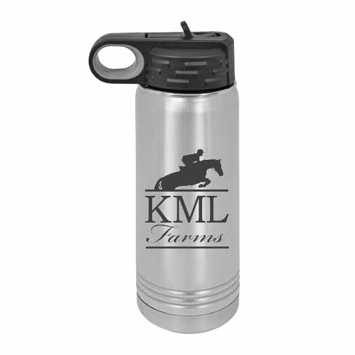 KML Farms Custom Water Bottle