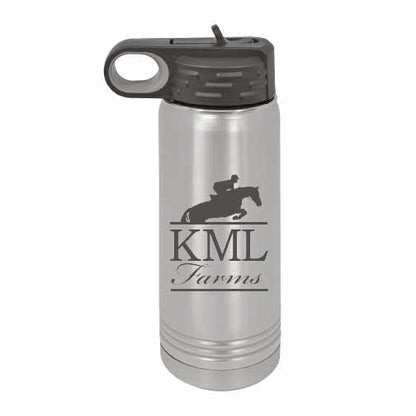 KML Farms Custom Water Bottle