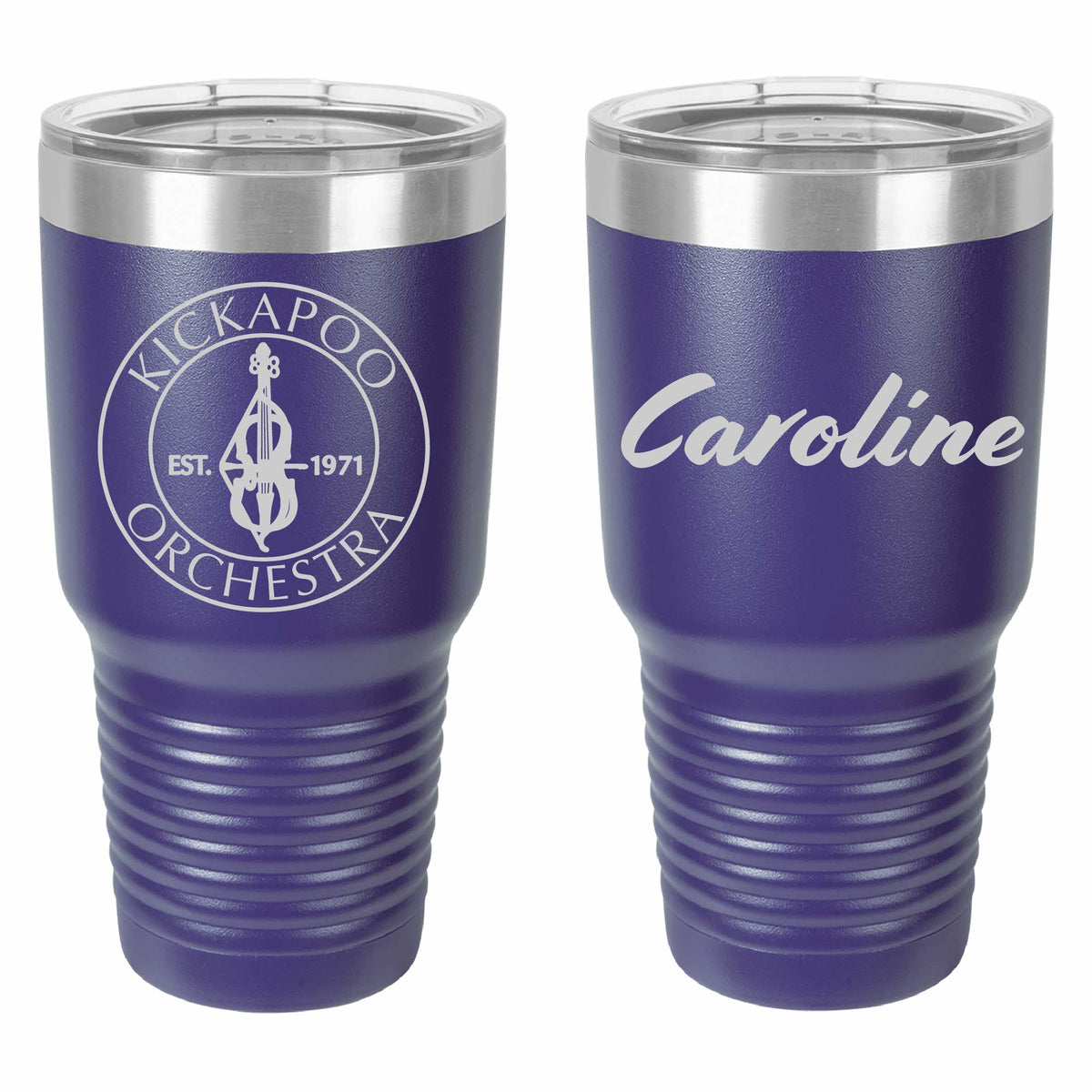 Kickapoo Orchestra 30 oz. Custom Name Logo Tumbler