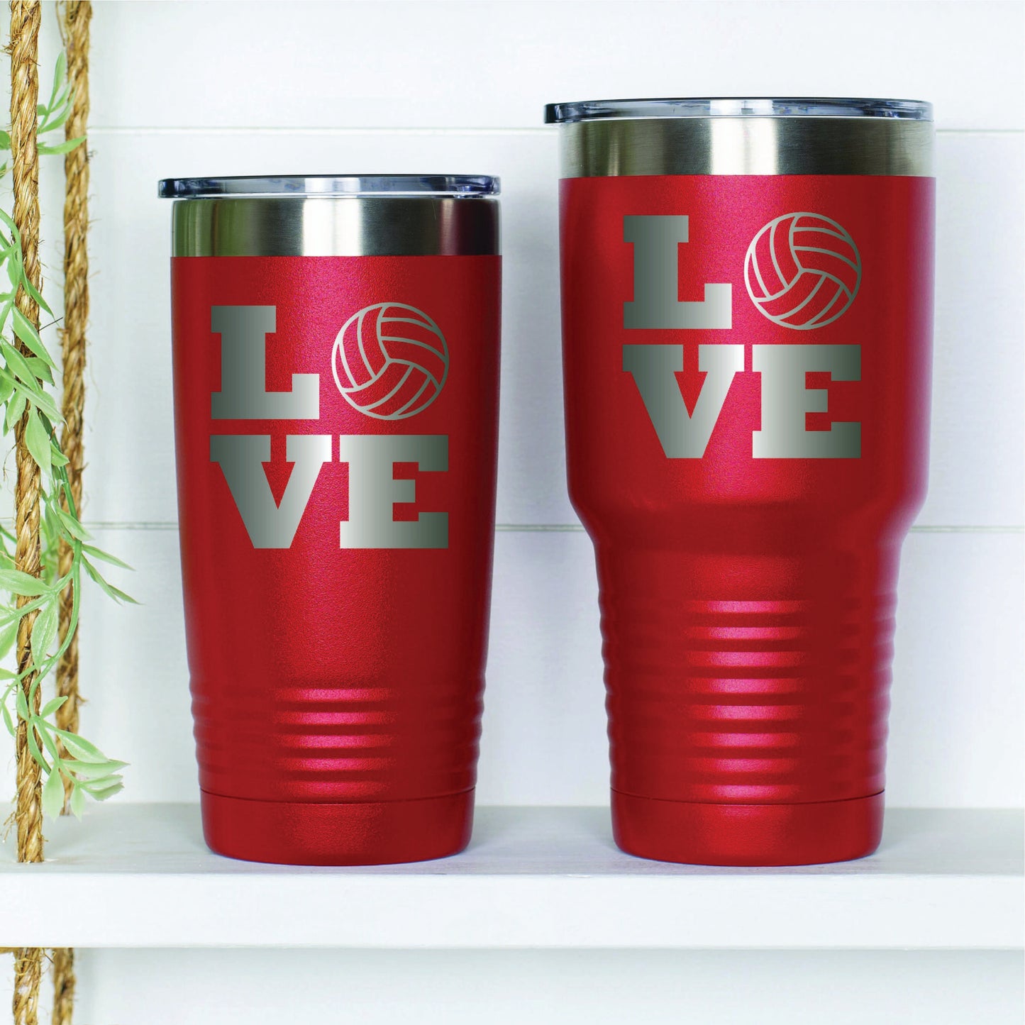 Love Volleyball Tumbler