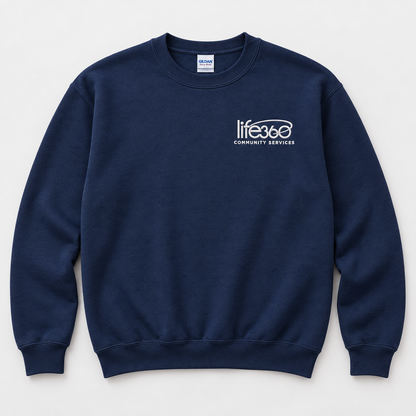 Life360 Gildan 18000 (left chest embroidered) (new)