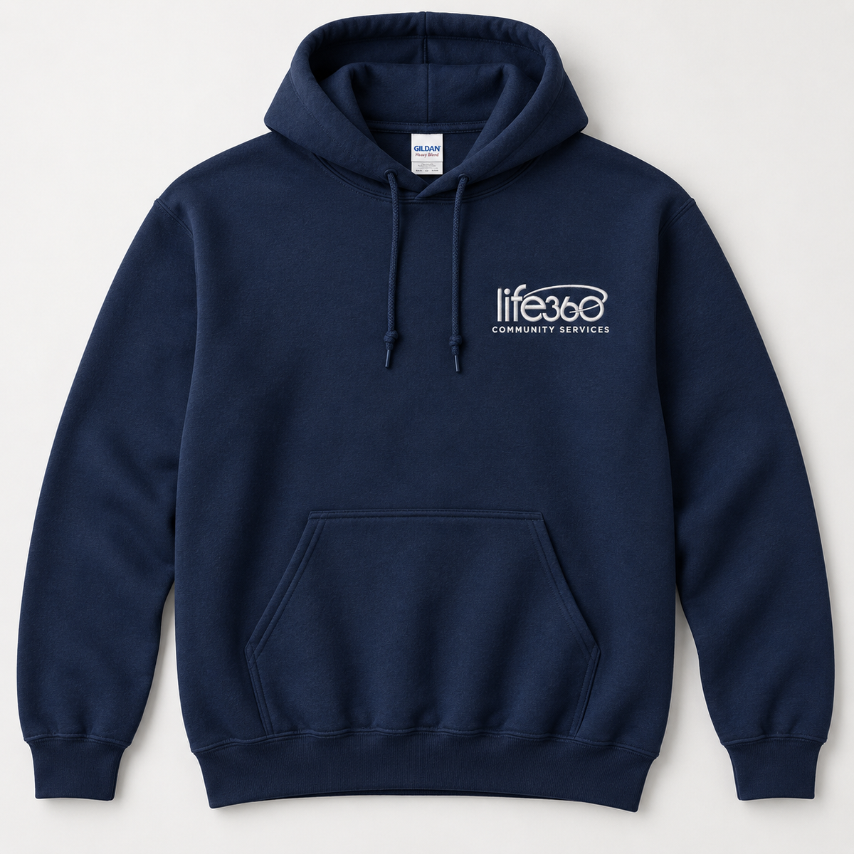 Life360 Gildan 18500 (left chest embroidered) (new)