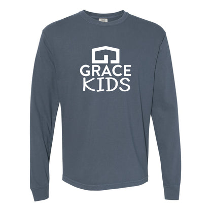 Grace Kids - Comfort Colors Long Sleeve T-Shirt (3 color options)