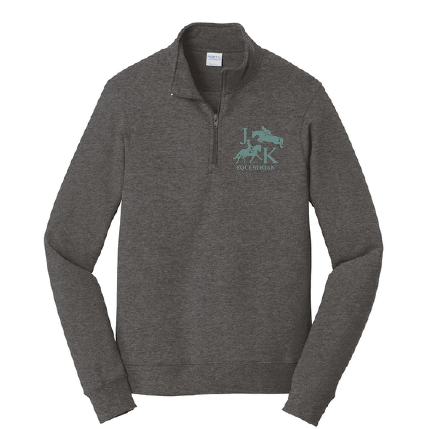 JK Equestiran Port & Co™ Fan Favorite™ & Fleece 1/4-Zip Pullover Sweatshirt