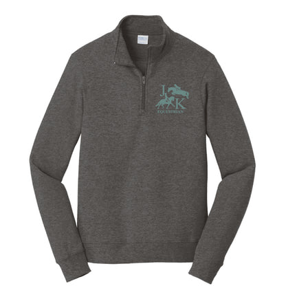 JK Equestiran Port & Co™ Fan Favorite™ & Fleece 1/4-Zip Pullover Sweatshirt