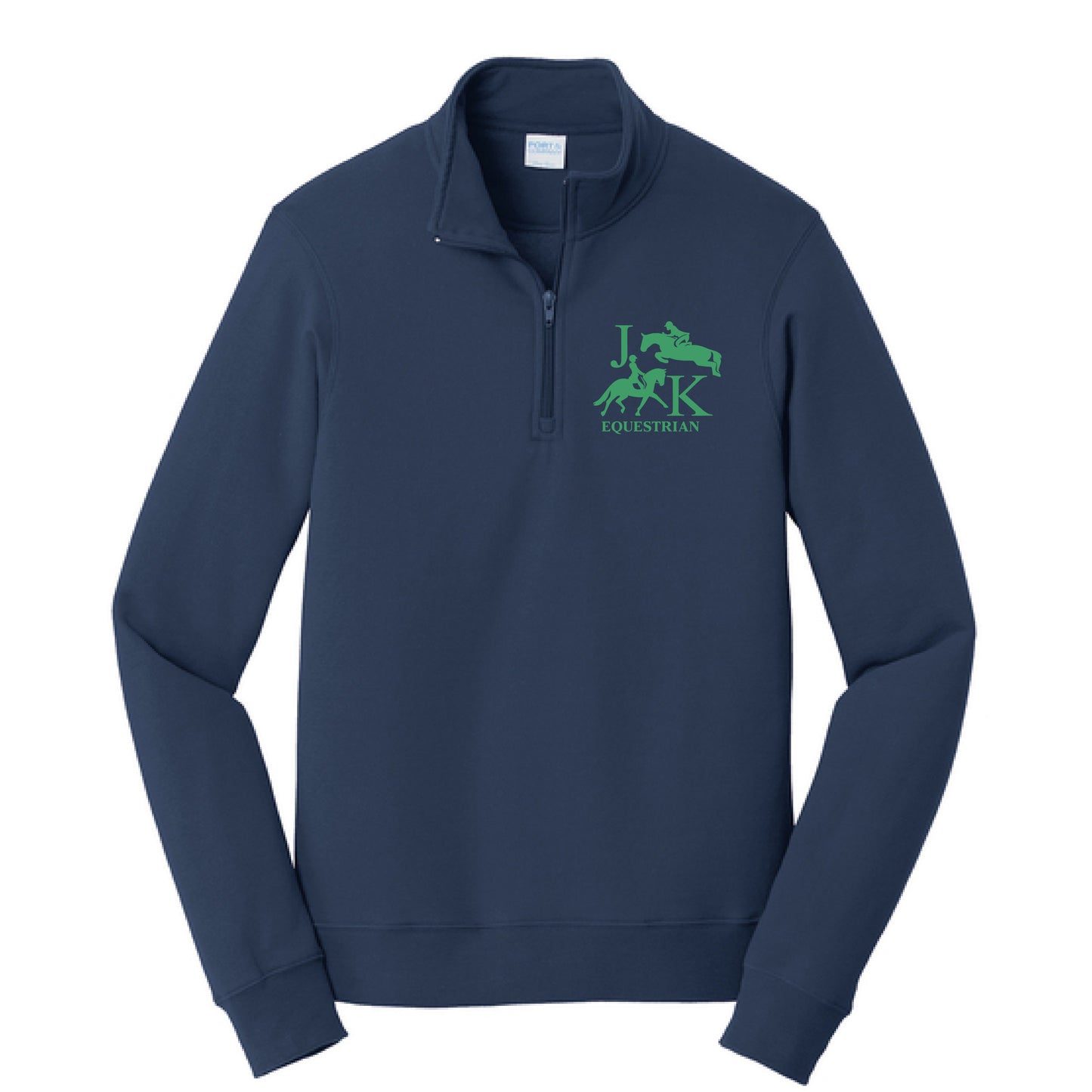 JK Equestiran Port & Co™ Fan Favorite™ & Fleece 1/4-Zip Pullover Sweatshirt