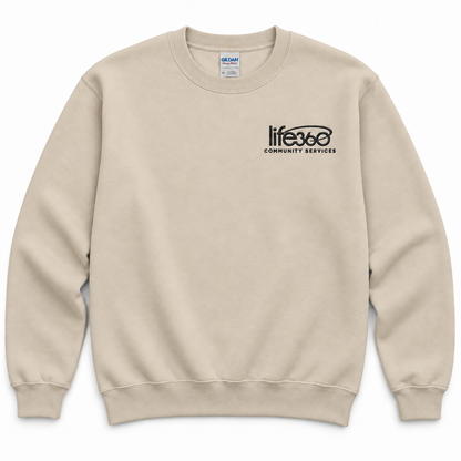 Life360 Gildan 18000 (left chest embroidered) (new)