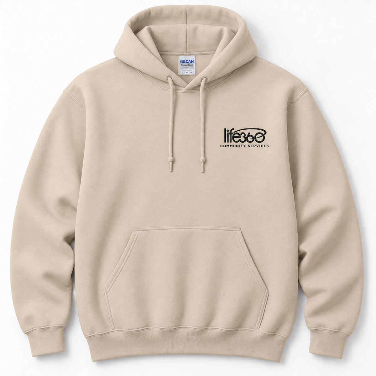 Life360 Gildan 18500 (left chest embroidered) (new)