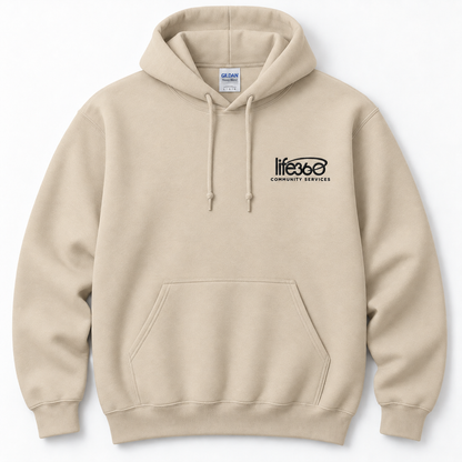 Life360 Gildan 18500 (left chest embroidered) (new)