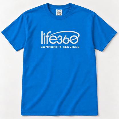 Life360 Full Front Gildan 8000