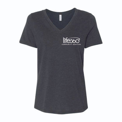 Life 360 Bella Canvas Women’s Jersey V-Neck Tee 6405