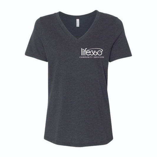 Life 360 Bella Canvas Women’s Jersey V-Neck Tee 6405