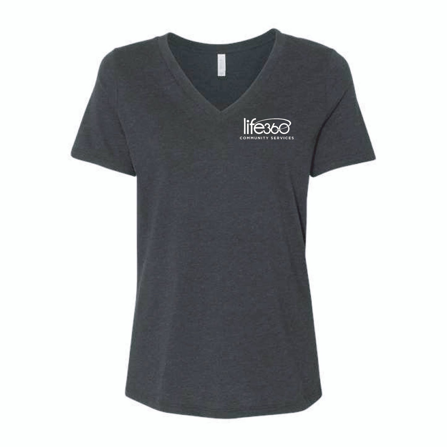 Life360 Bella Canvas Women’s Jersey V-Neck Tee 6405CVC