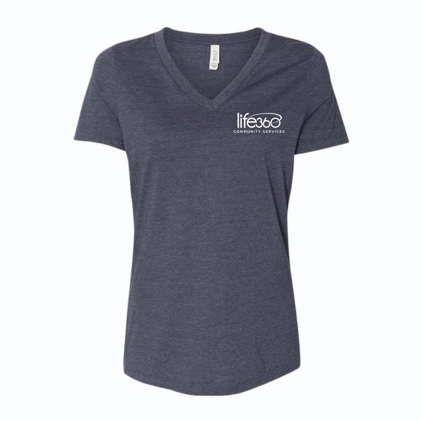Life360 Bella Canvas Women’s Jersey V-Neck Tee 6405CVC