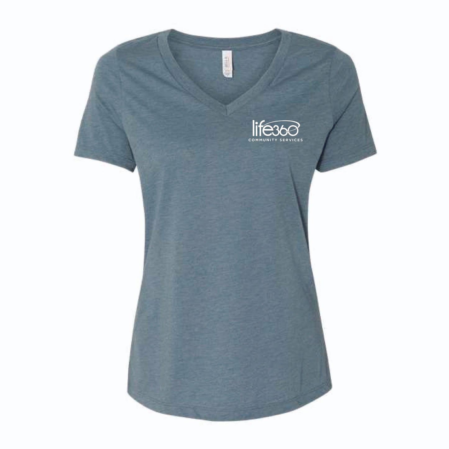 Life360 Bella Canvas Women’s Jersey V-Neck Tee 6405CVC