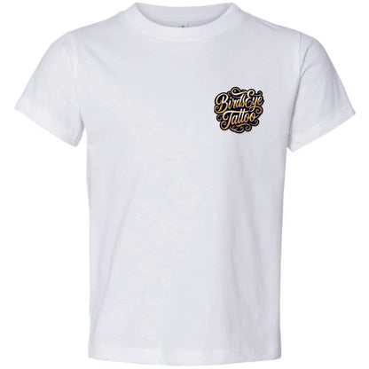 Birds Eye Tattoo Blue Logo (White