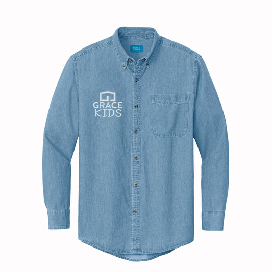 Grace Kids - Men's Button Up Shirt (2 color options)